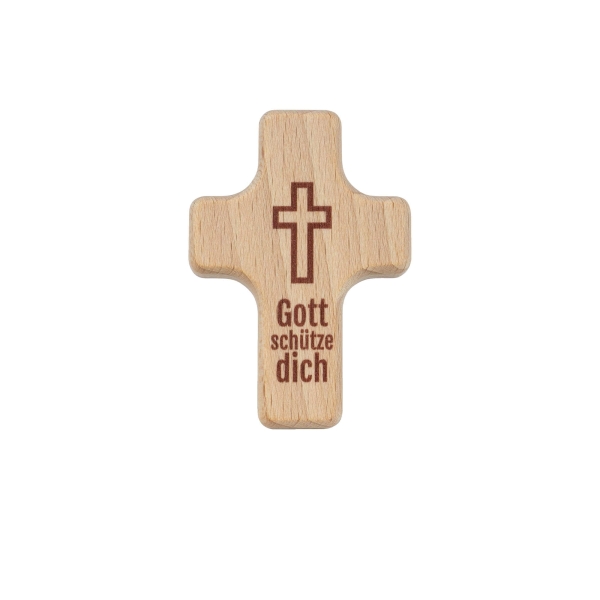 Handkreuz aus Buchenholz